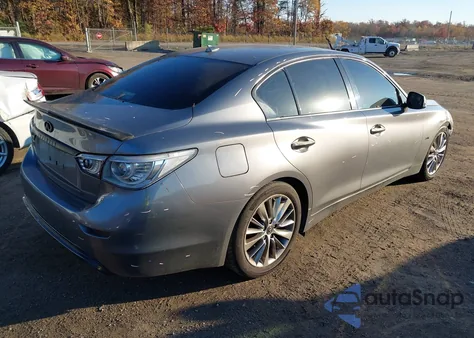 2017 Infiniti Q50 3.0T Premium z USA, uszkodzony, nr VIN JN1EV7AP4HM738662
